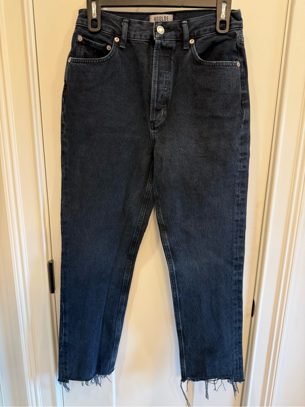 Agolde Dark Indigo High Waist Jeans